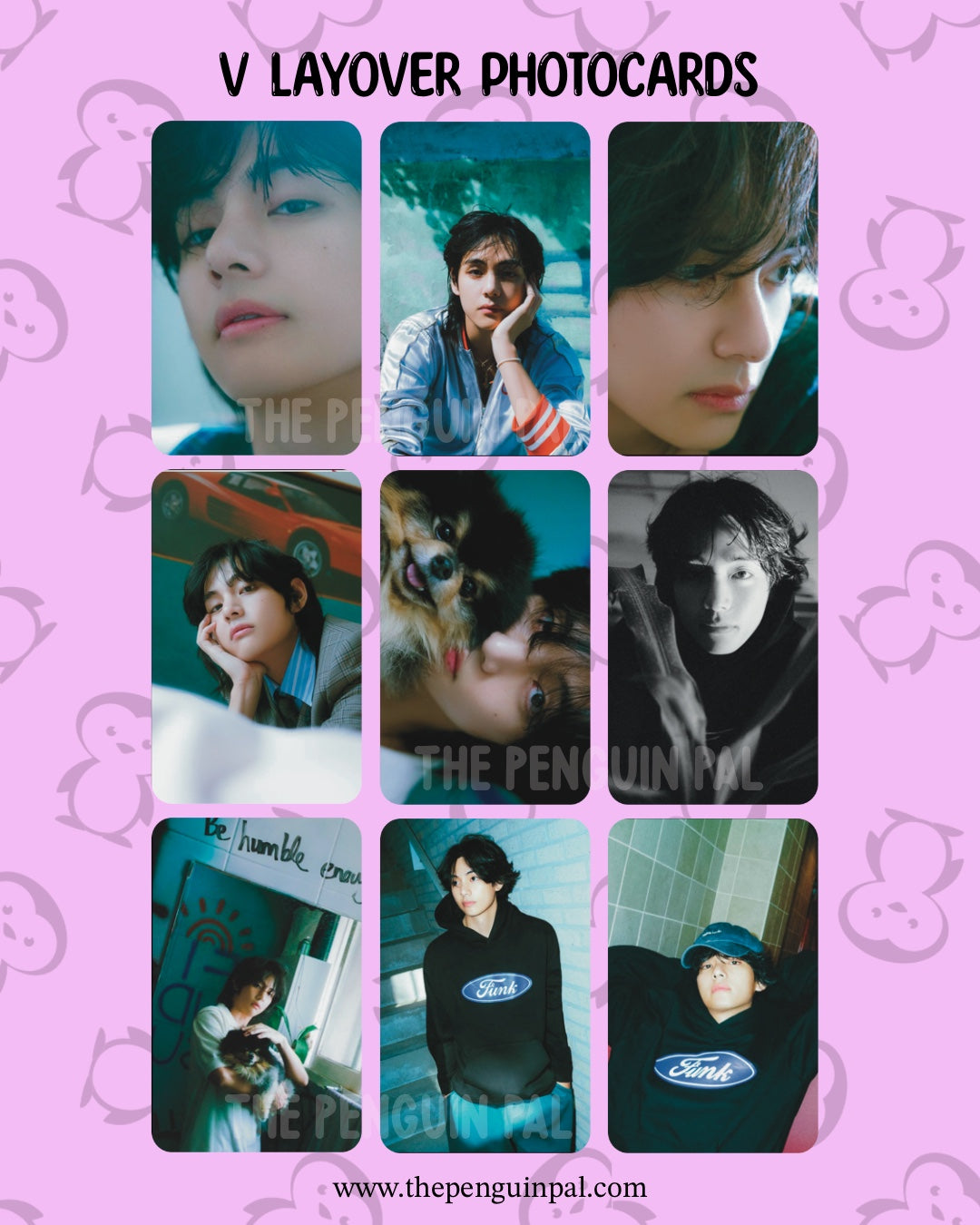 V Layover Photocards (18 pcs)