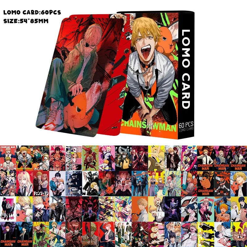 Chainsaw Man Double Sided Lomocards (60 pcs)