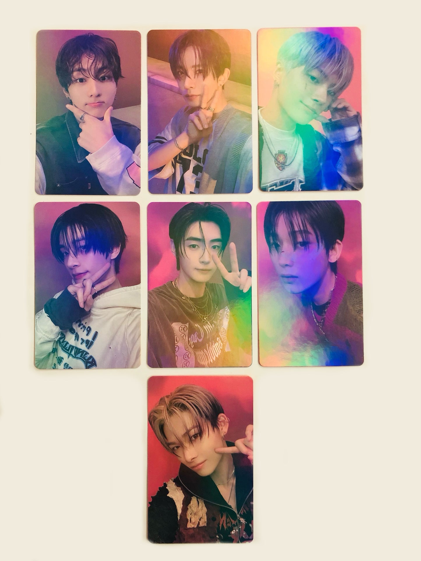 Enhypen Orange Blood Official Weverse Shop POB Hologram Photocards