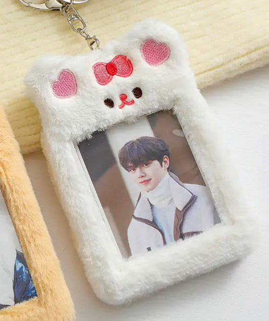 Photocard Plush Keychain Holder