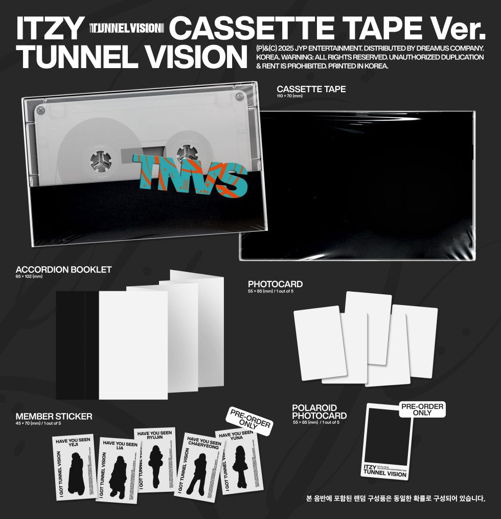 Preorder Itzy - Tunnel Vision Official Album with Apple Music Gift