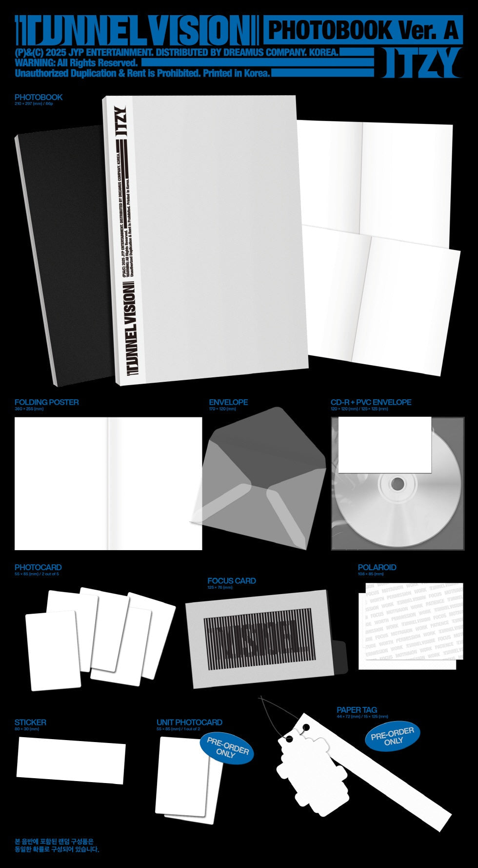 Preorder Itzy - Tunnel Vision Official Album with Apple Music Gift