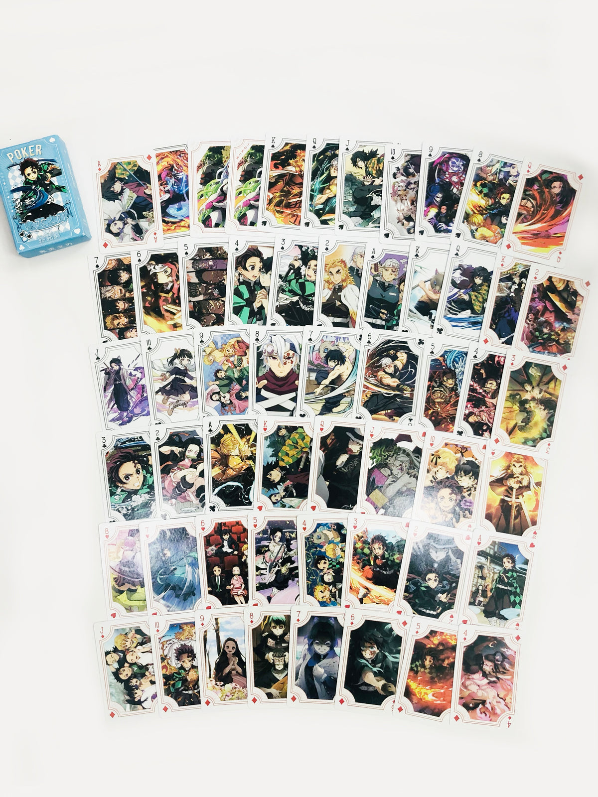 Demon Razor Card Demon Slayer Poker Cards (54 pcs) – thepenguinpal