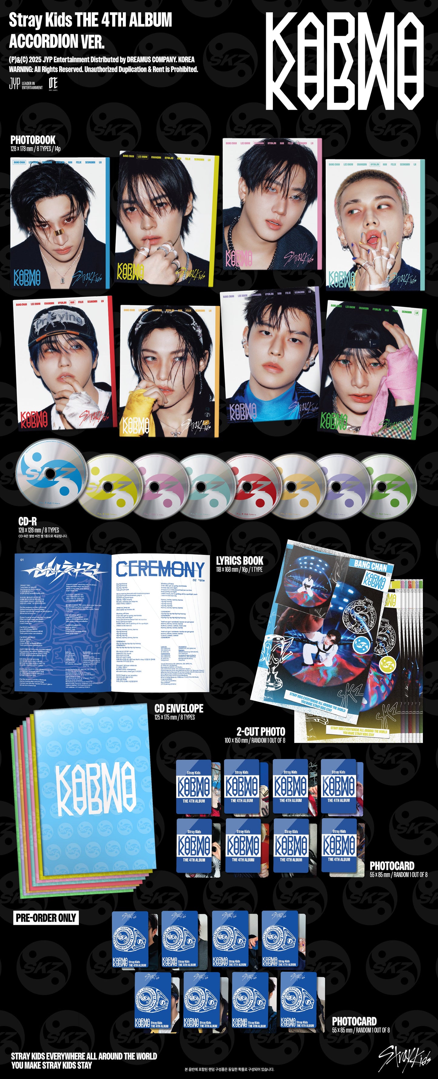 Stray Kids Karma Official Accordion Album