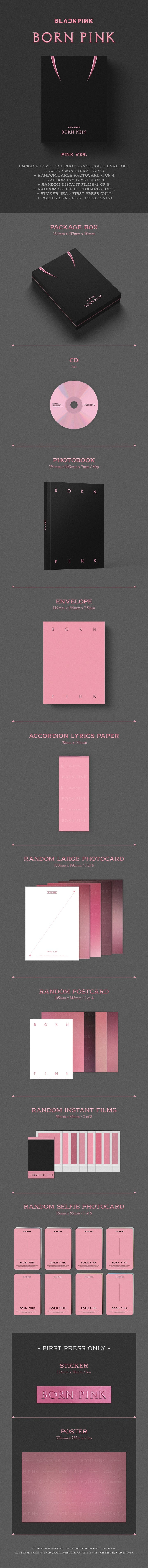 Blackpink Born Pink Official Album