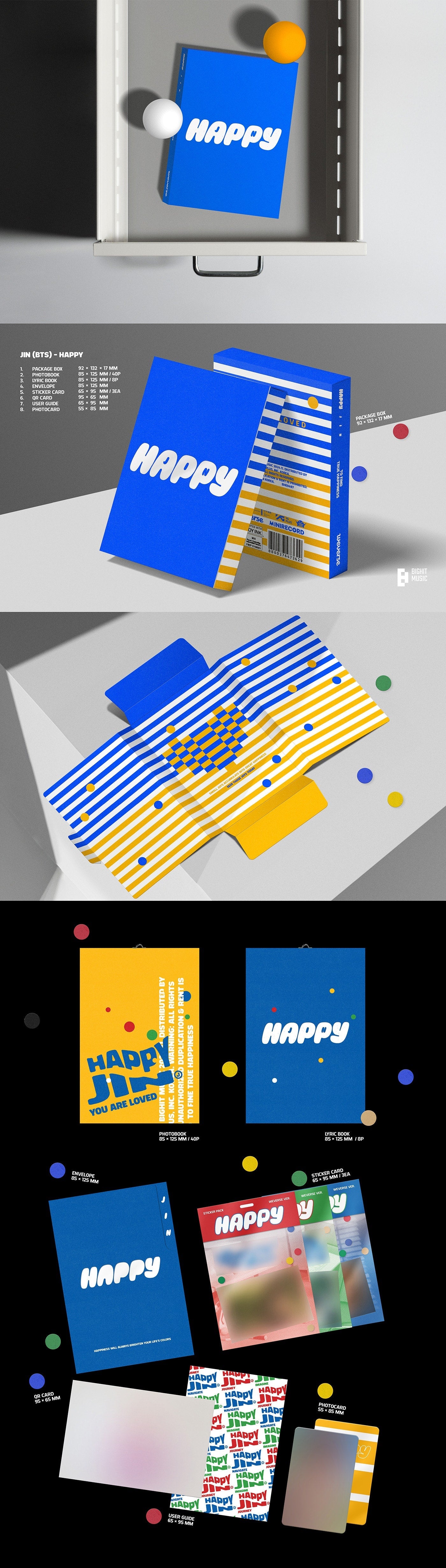 BTS Jin Happy Weverse Official Album