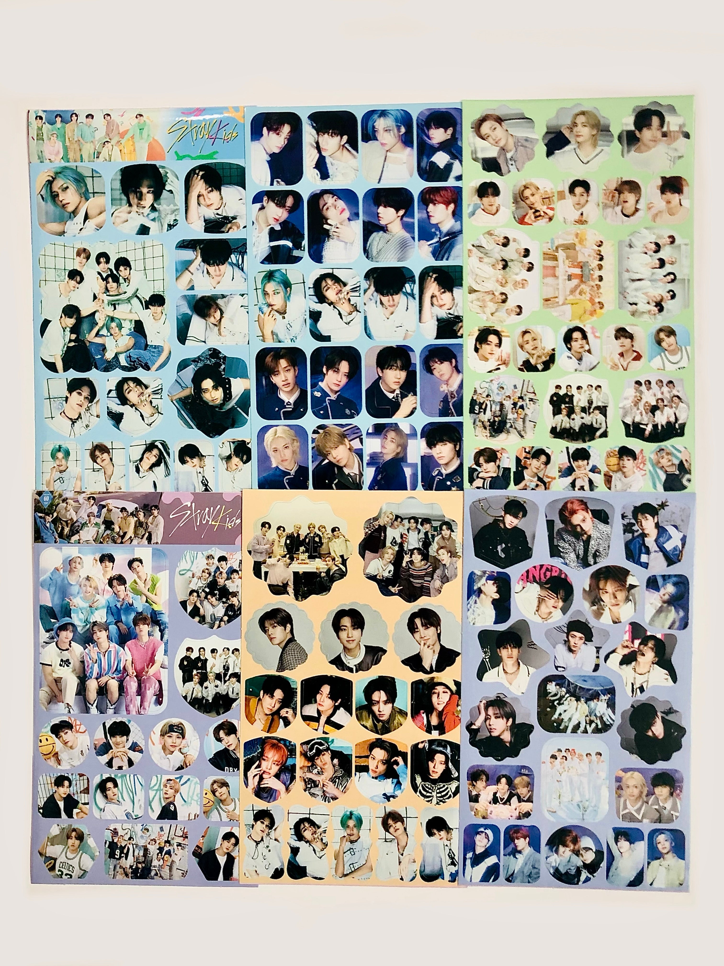Stray Kids Sticker Sheets (Restickable) – thepenguinpal
