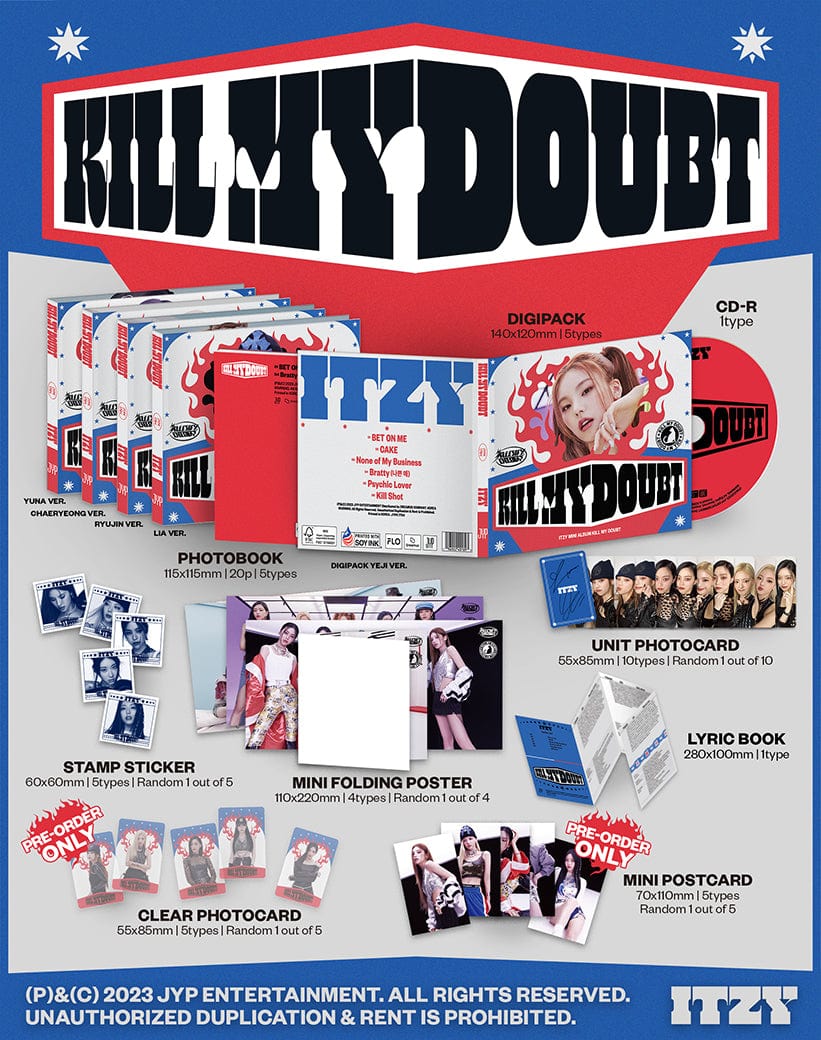 Itzy - Kill My Doubt Digipack Official Album