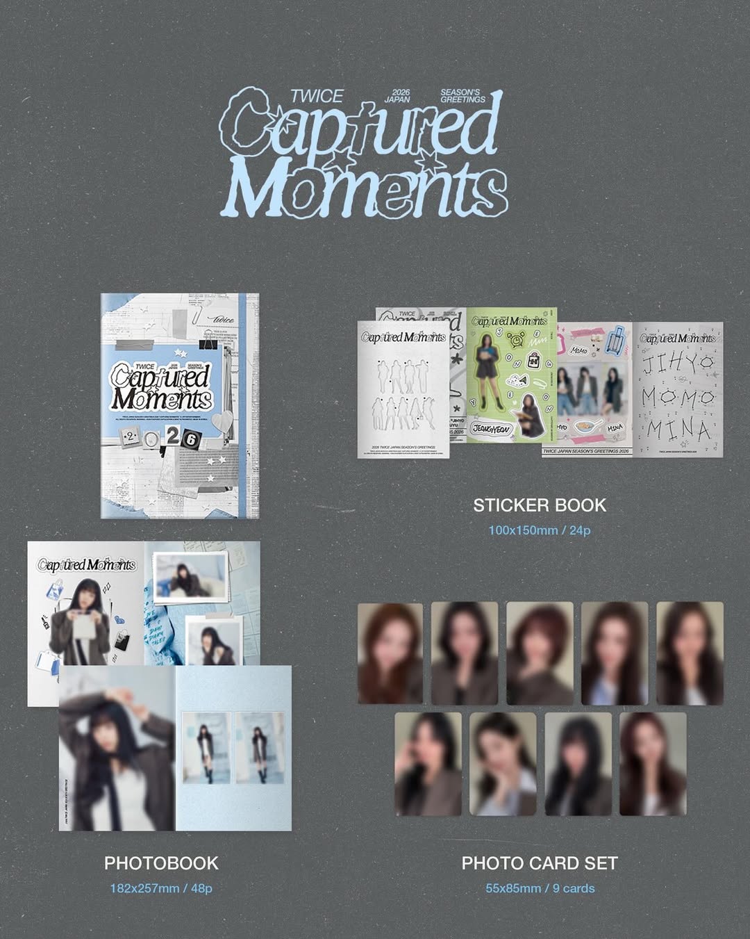 PREORDER TWICE - CAPTURED MOMENTS 2026 JAPAN SEASON'S GREETINGS WITH FANS GIFT