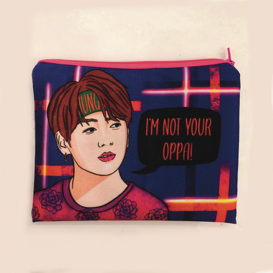 Jungkook fanart School Pouch