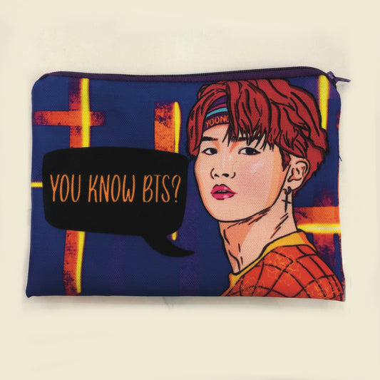 Suga fanart School Pouch