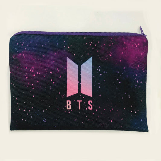 BTS Logo School Pouch