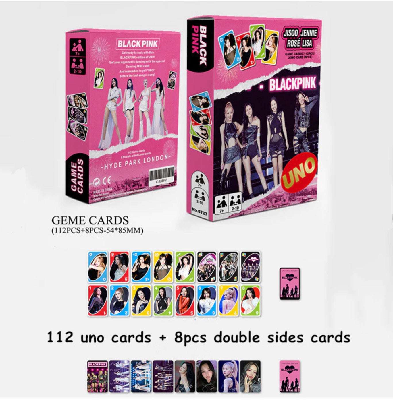 Blackpink UNO Playcards (120 pcs)
