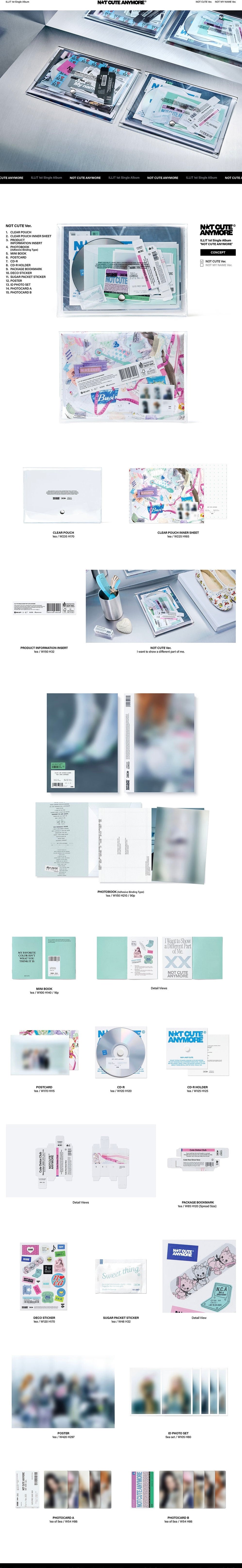 Preorder Illit - Not Cute Anymore Official Album With Weverse Gift