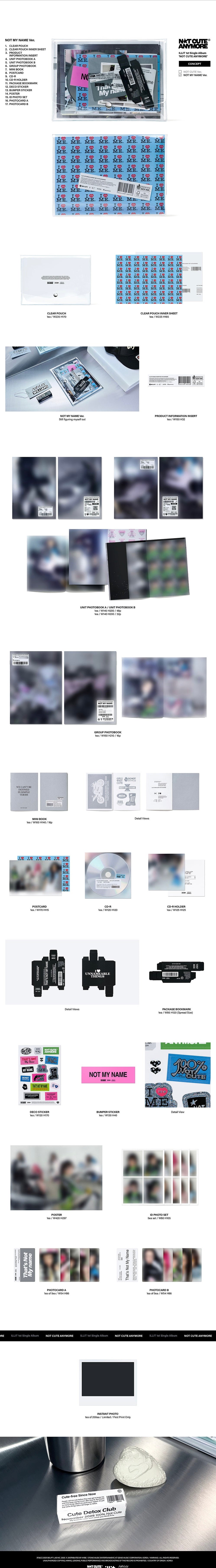 Preorder Illit - Not Cute Anymore Official Album With Weverse Gift