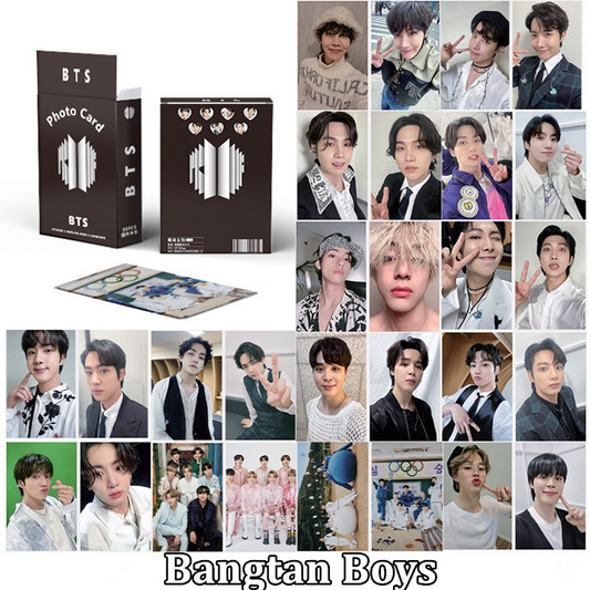 BTS Rainbow Holographic Photocards (50 pcs)