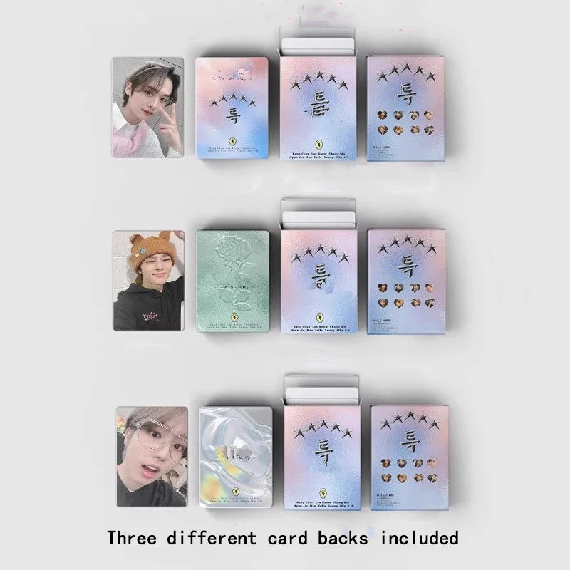Stray Kids Rainbow Holographic Photocards (50 pcs)