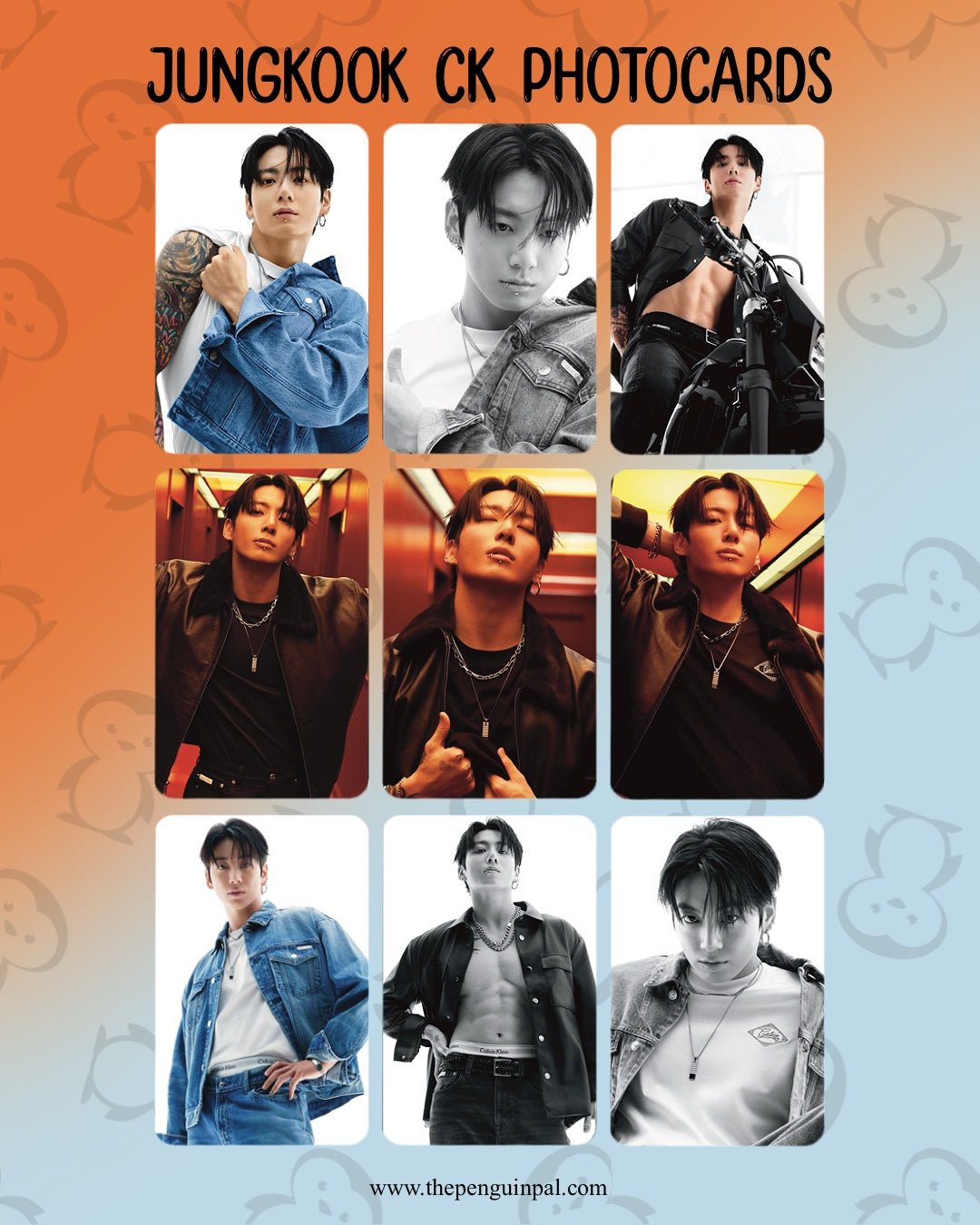 Jungkook CK Photocards#3 (9 pcs)