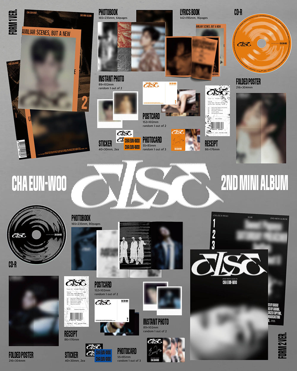 Preorder Cha Eunwoo - Else Official Album With Apple Music Gift