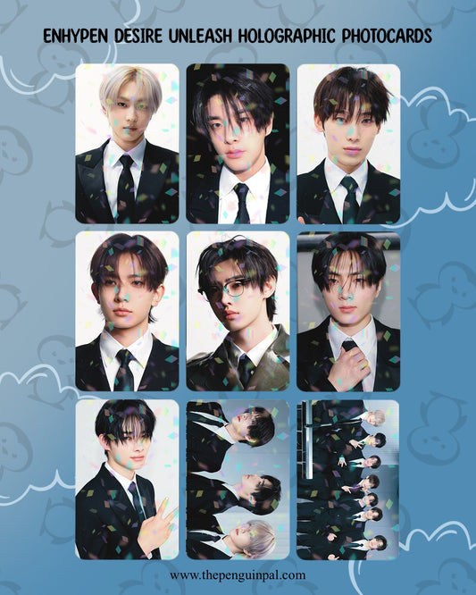 Enhypen Desire Unleash Holographic Photocards (9 pcs)