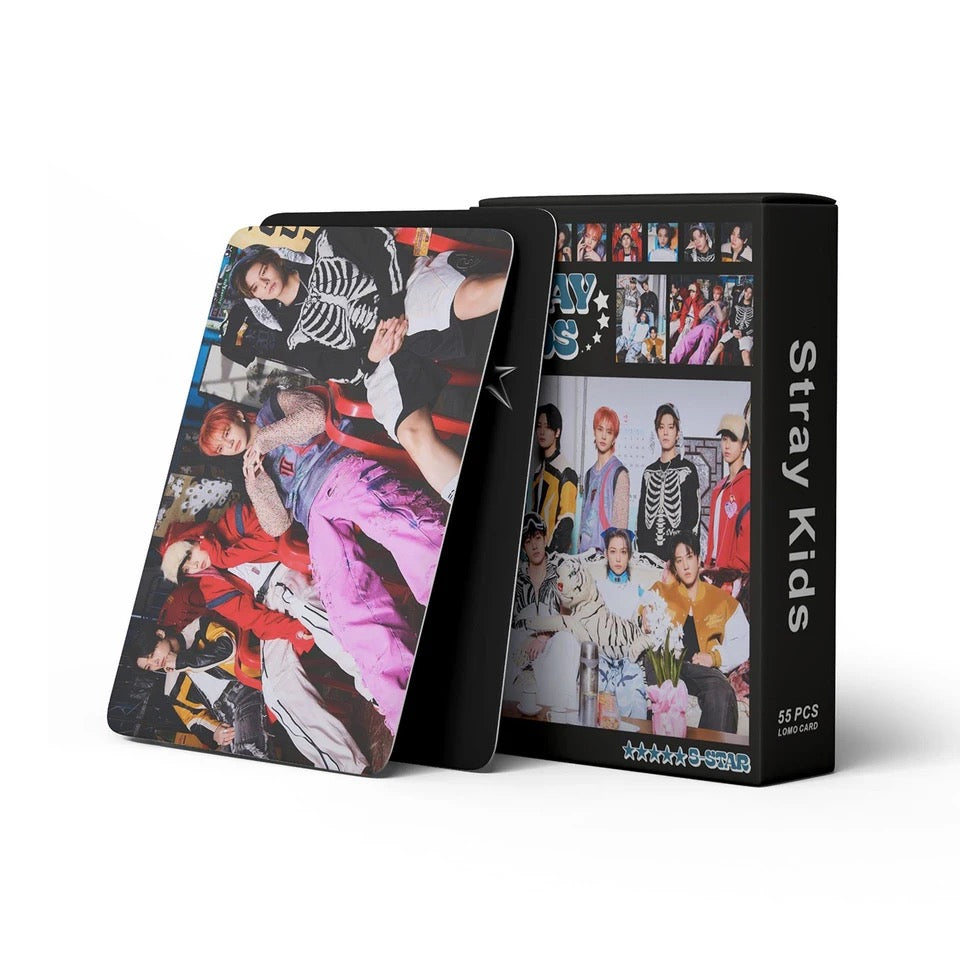 Stray Kids 5-Star Lomocards (55 pcs)