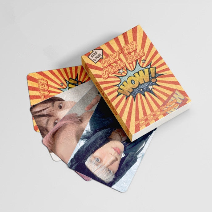NCT 127 Rainbow Holographic Photocards (50 pcs)