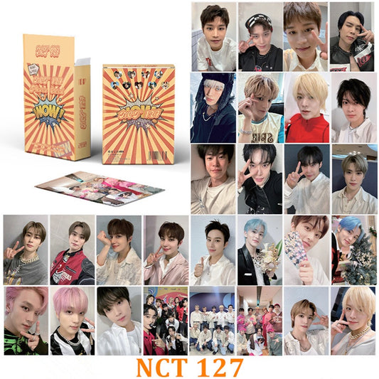 NCT 127 Rainbow Holographic Photocards (50 pcs)