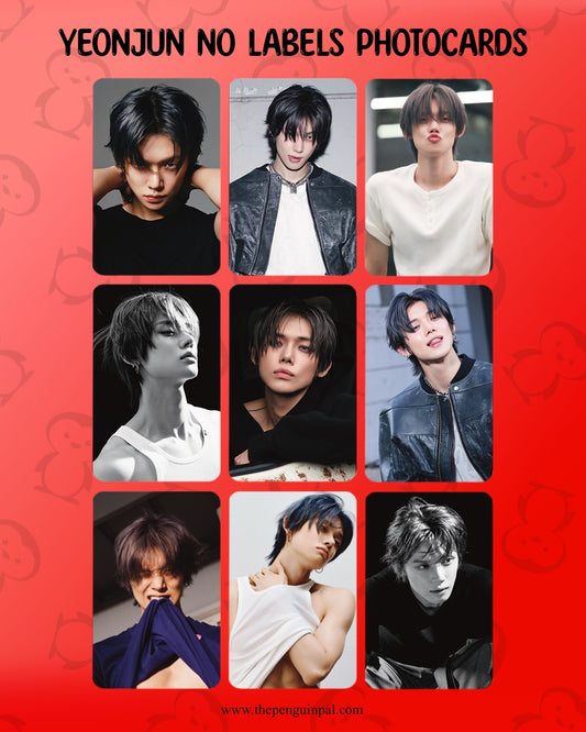 Yeonjun No labels Photocards (9 pcs)