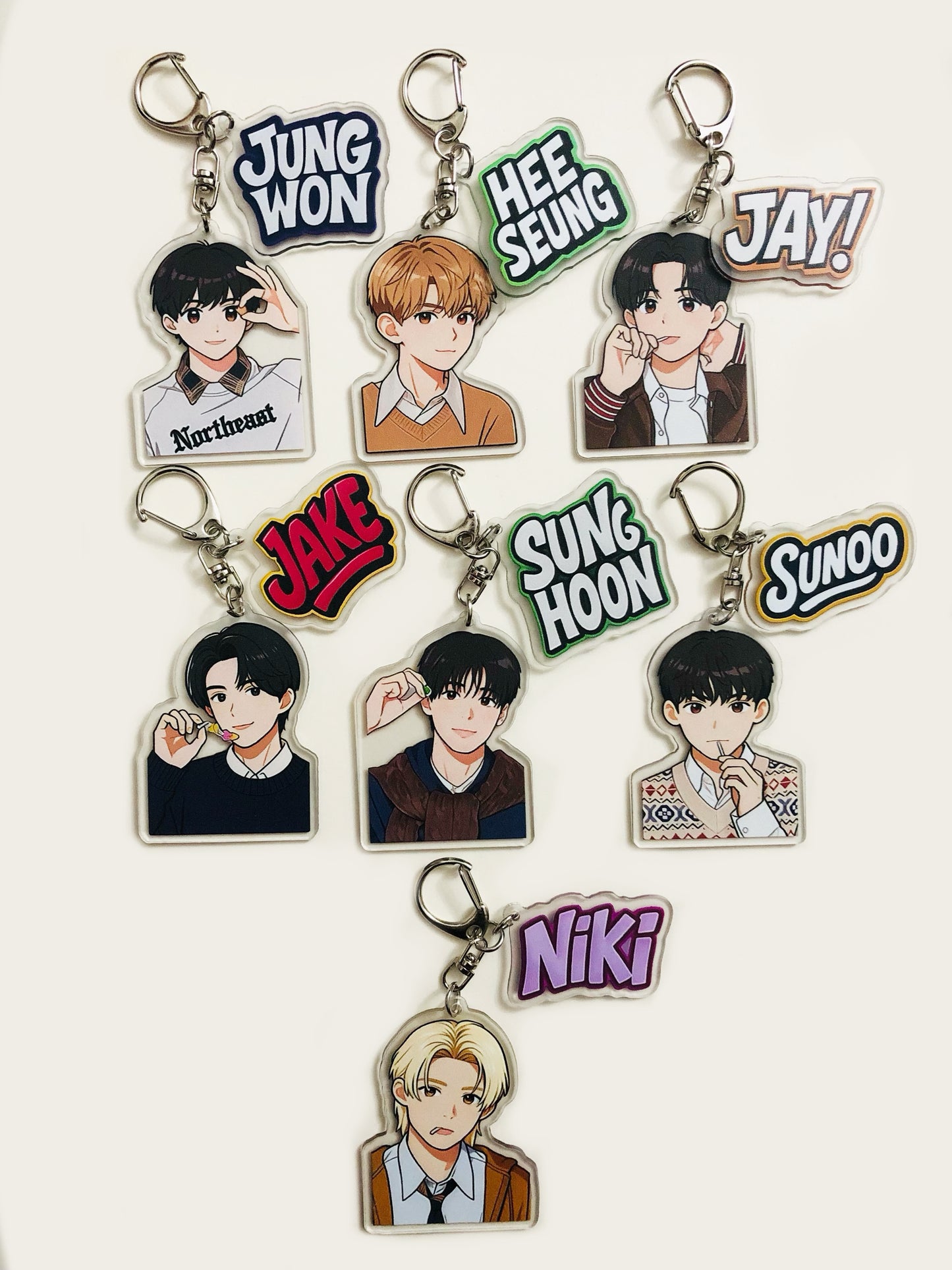 Enhypen Acrylic Keychain