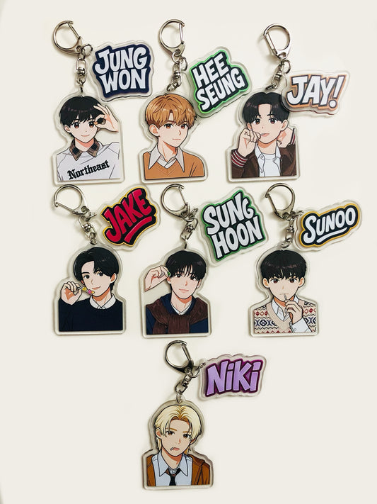 Enhypen Acrylic Keychain