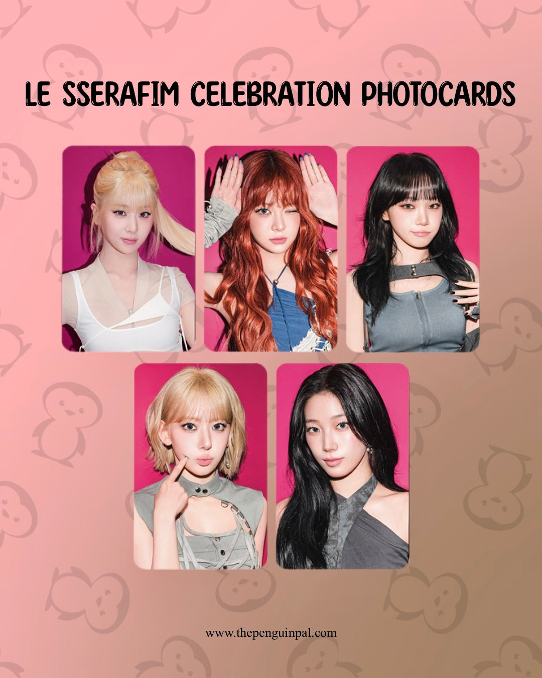 Le Sserafim Celebration Photocards (5 pcs)