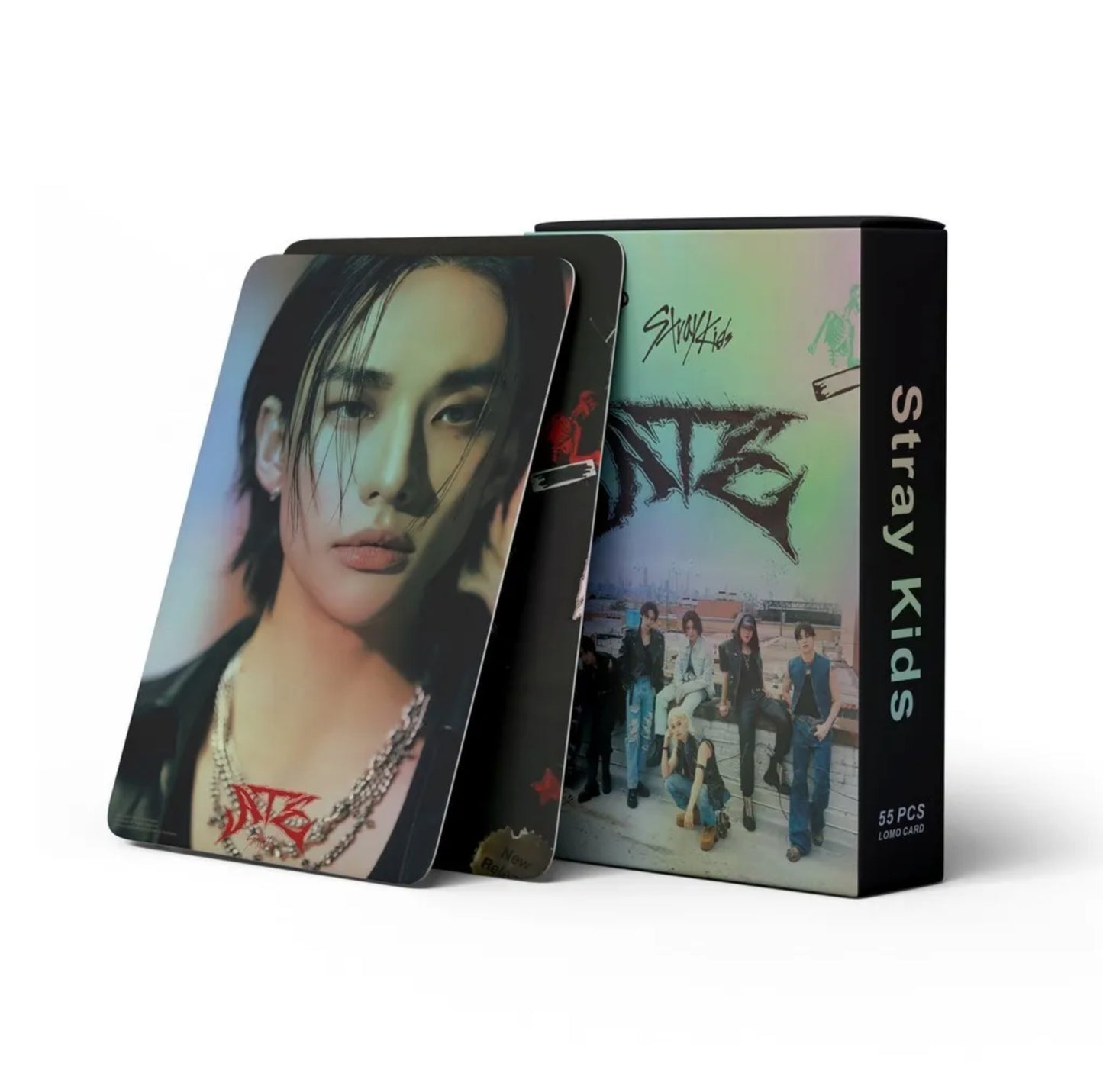 Stray Kids ATE Holographic Lomocards (55 pcs)