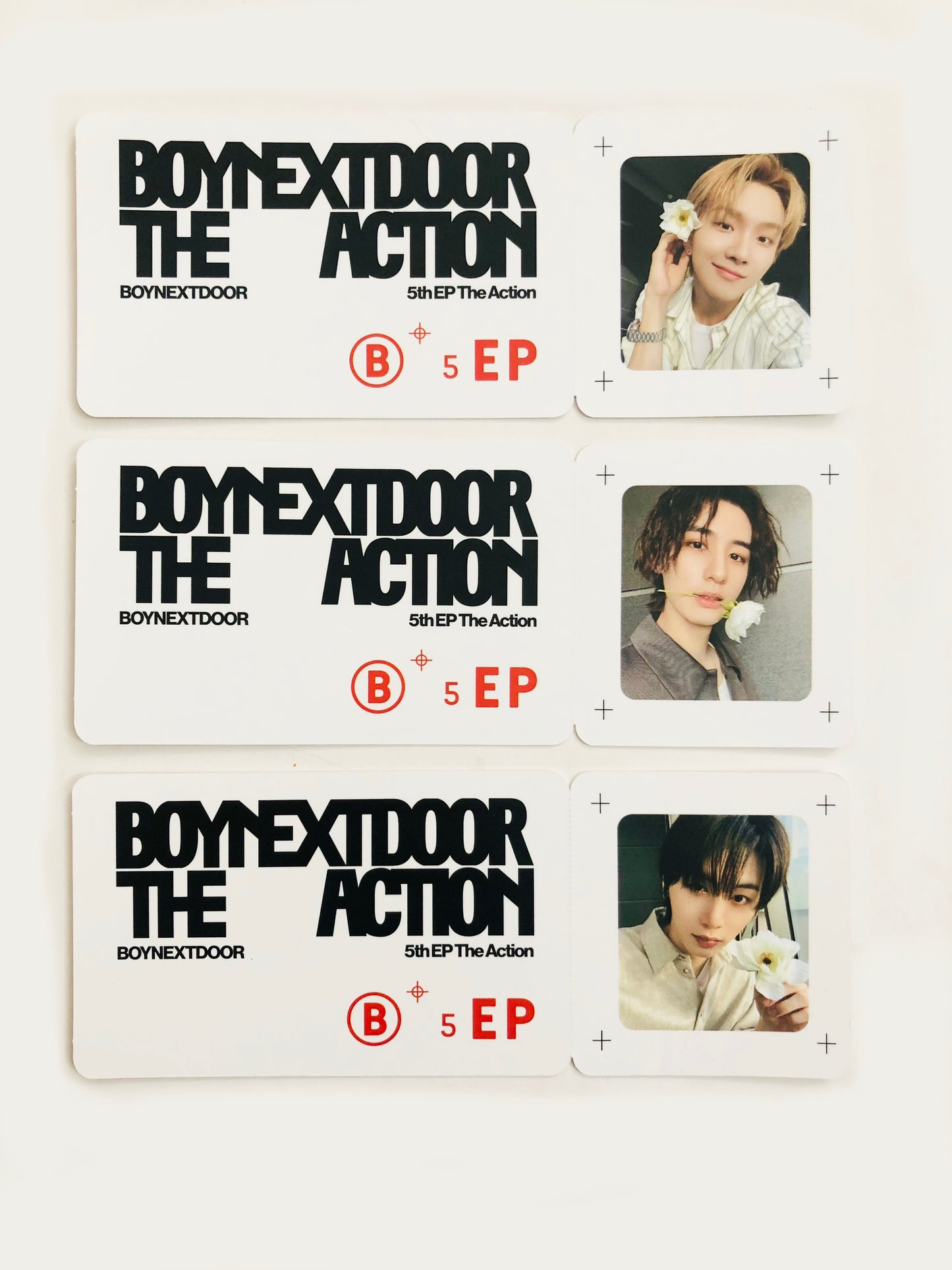 Boynextdoor The Action Weverse Official POB Photo Ticket