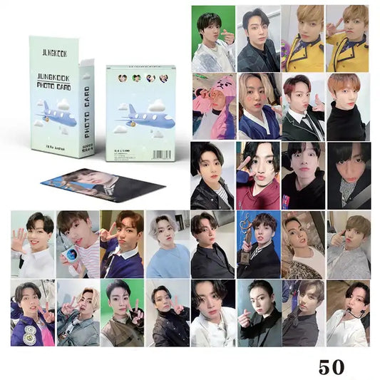 Jungkook Holographic double sided Photocards (50 pcs)