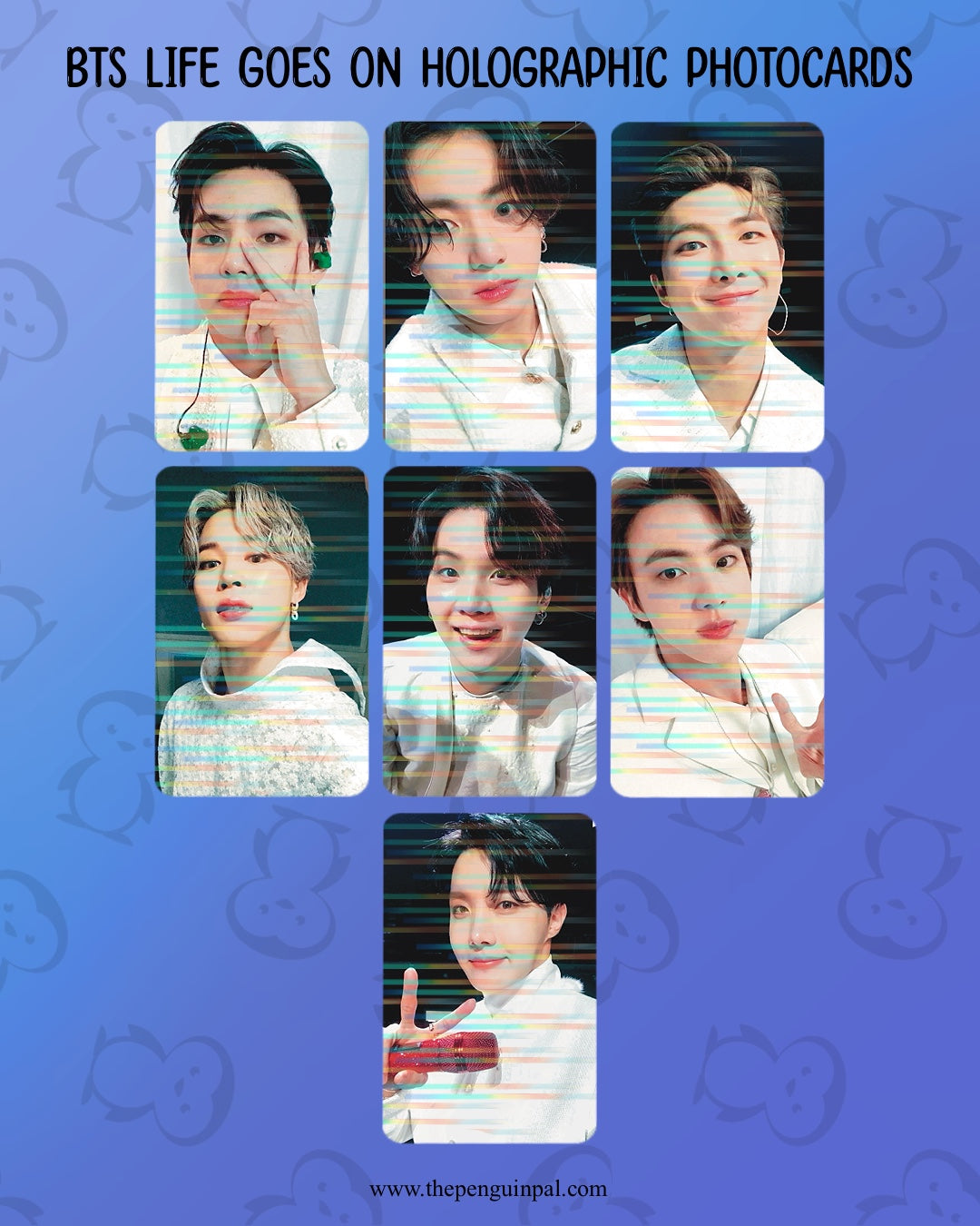 Life Goes On holographic Photocards (7 pcs)
