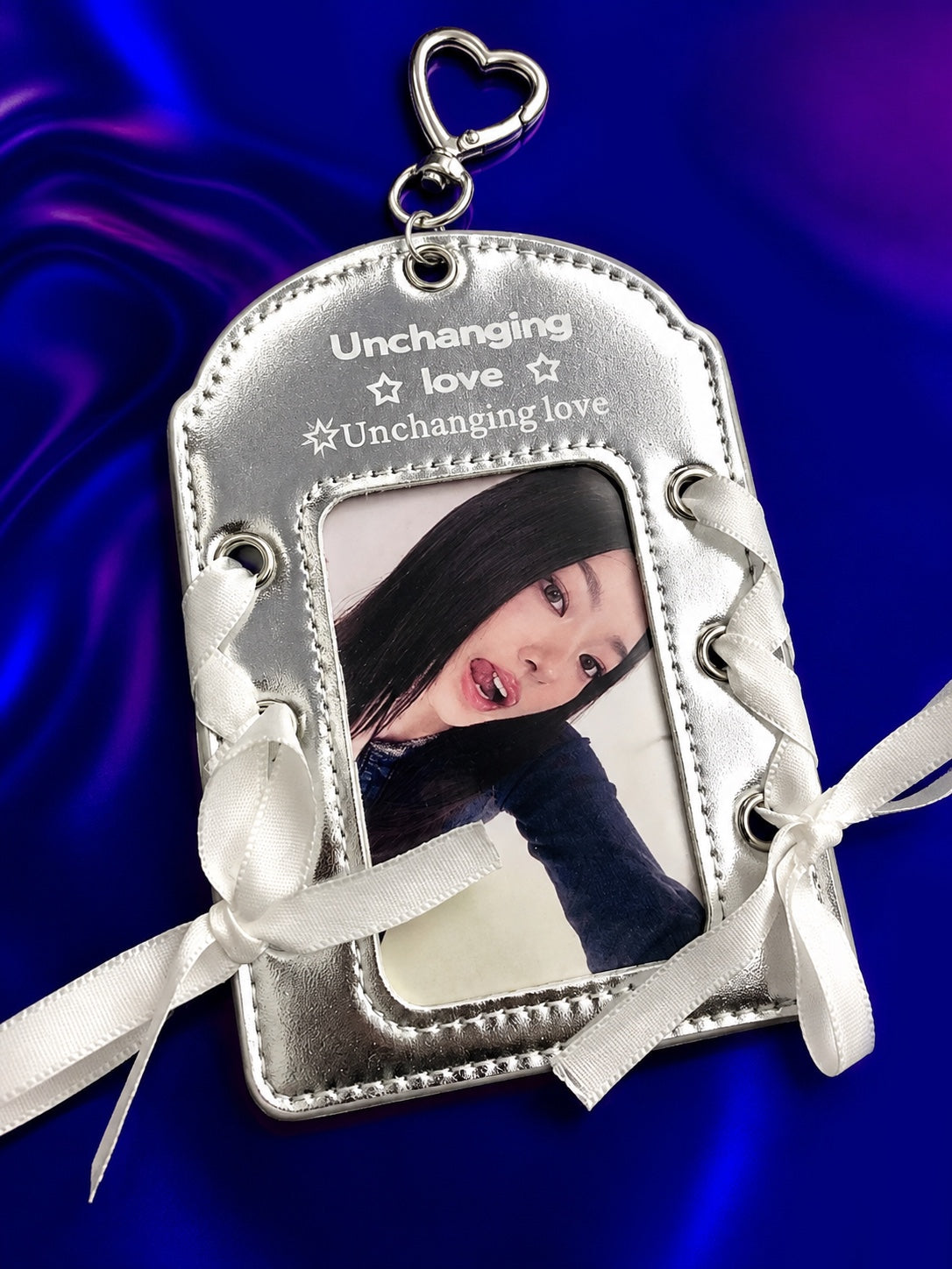 Silver Ballet Leather Photocard Holder