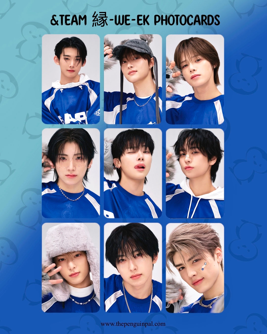 &Team 縁-WE-EK Photocards (9 pcs)