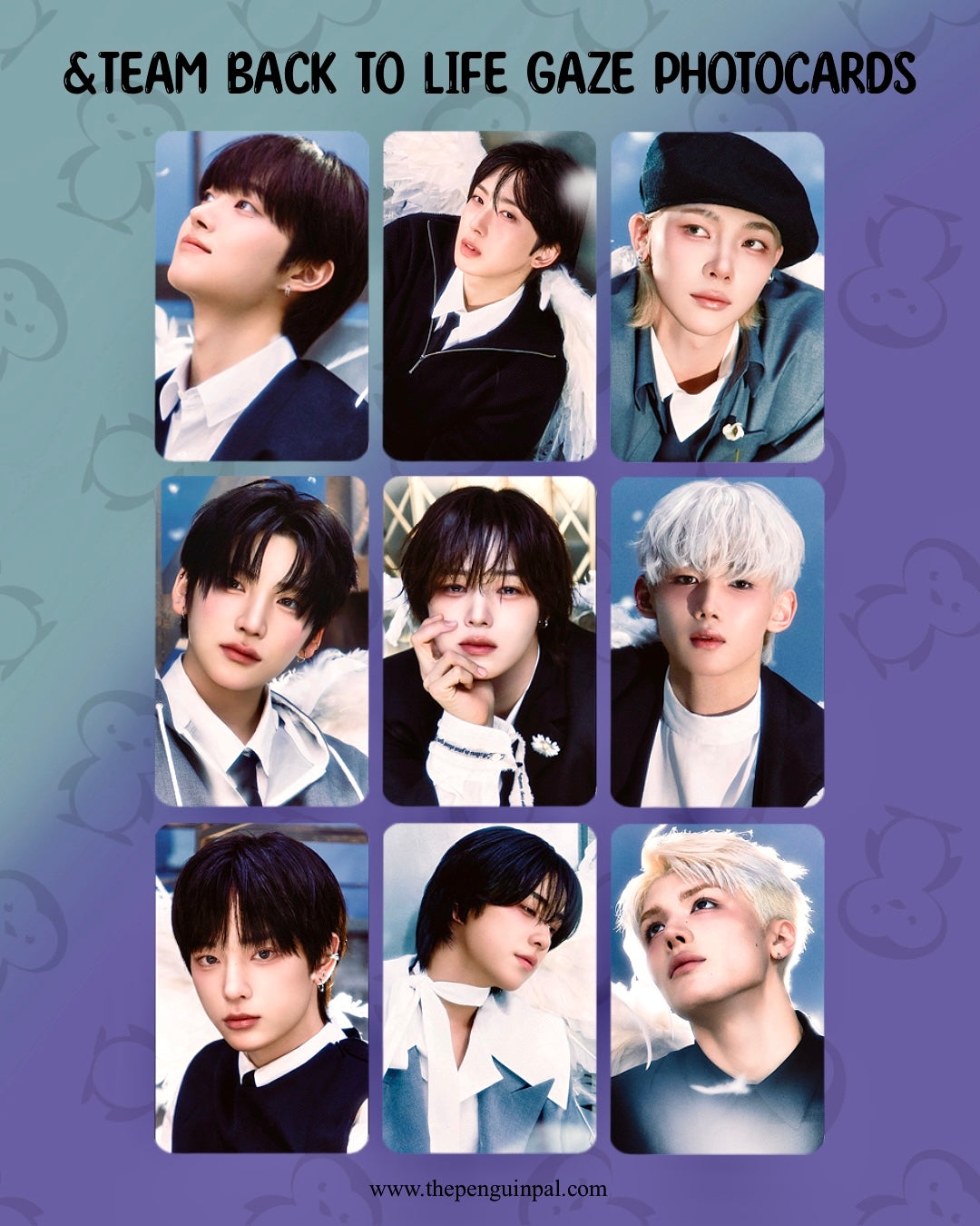 &Team Back to Life Gaze Photocards (9 pcs)