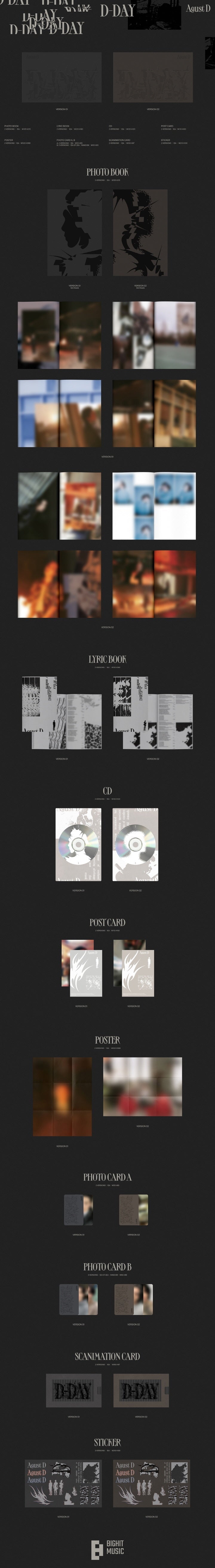 BTS - Suga Dday Official Album