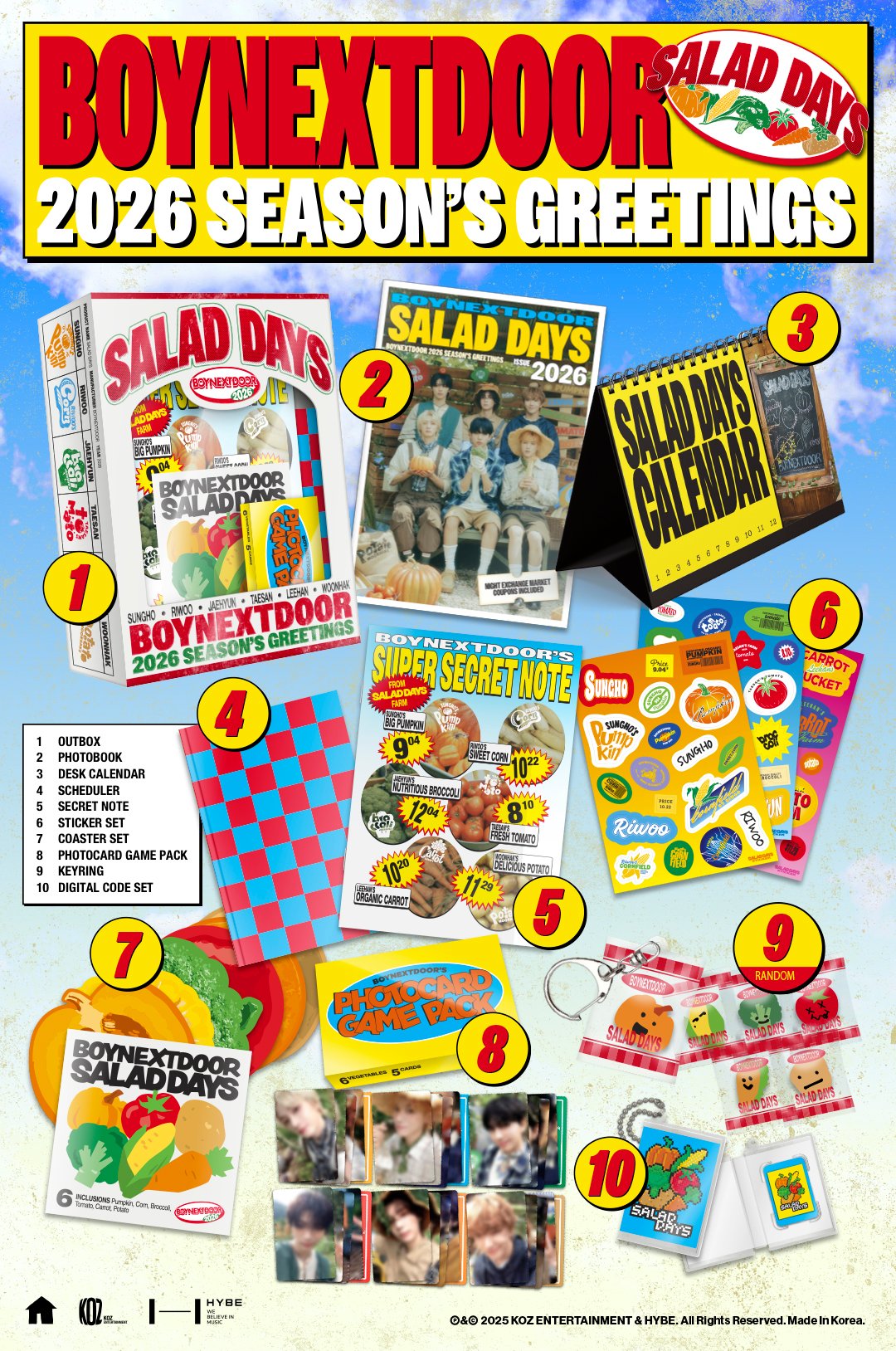 PREORDER BOYNEXTDOOR -  2026 SEASON'S GREETINGS WITH WEVERSE GIFT