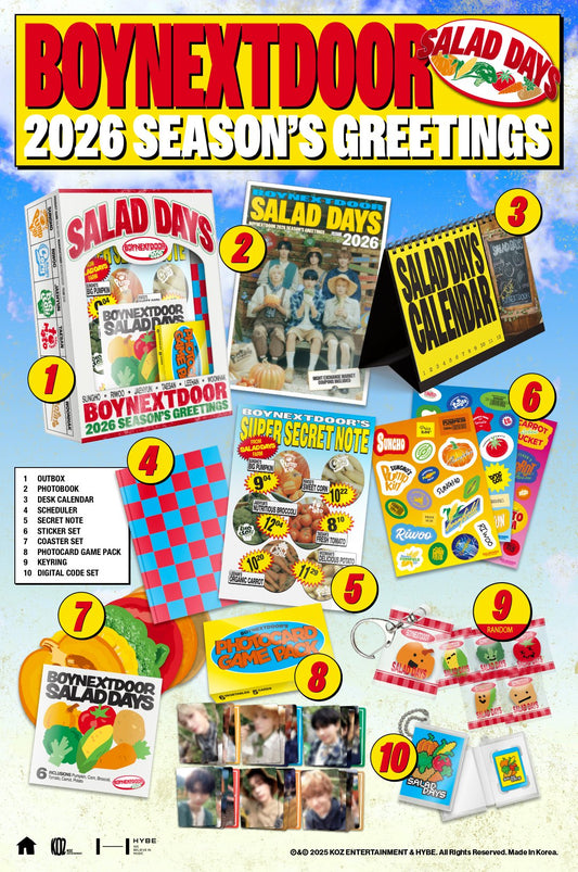 PREORDER BOYNEXTDOOR -  2026 SEASON'S GREETINGS WITH WEVERSE GIFT