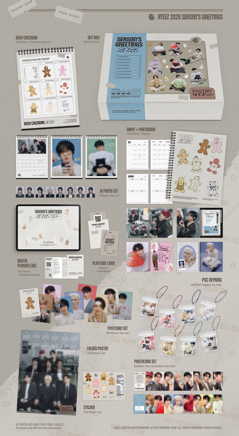 PREORDER ATEEZ - 2026 SEASON'S GREETINGS
