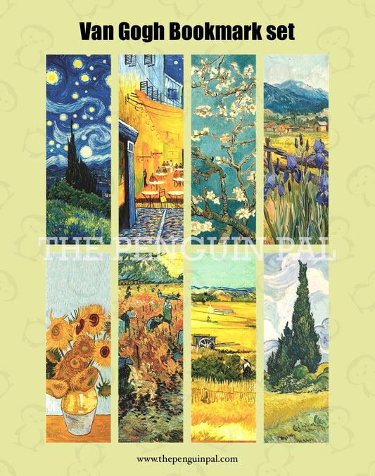 Van Gogh Bookmarks Set (8 pcs)