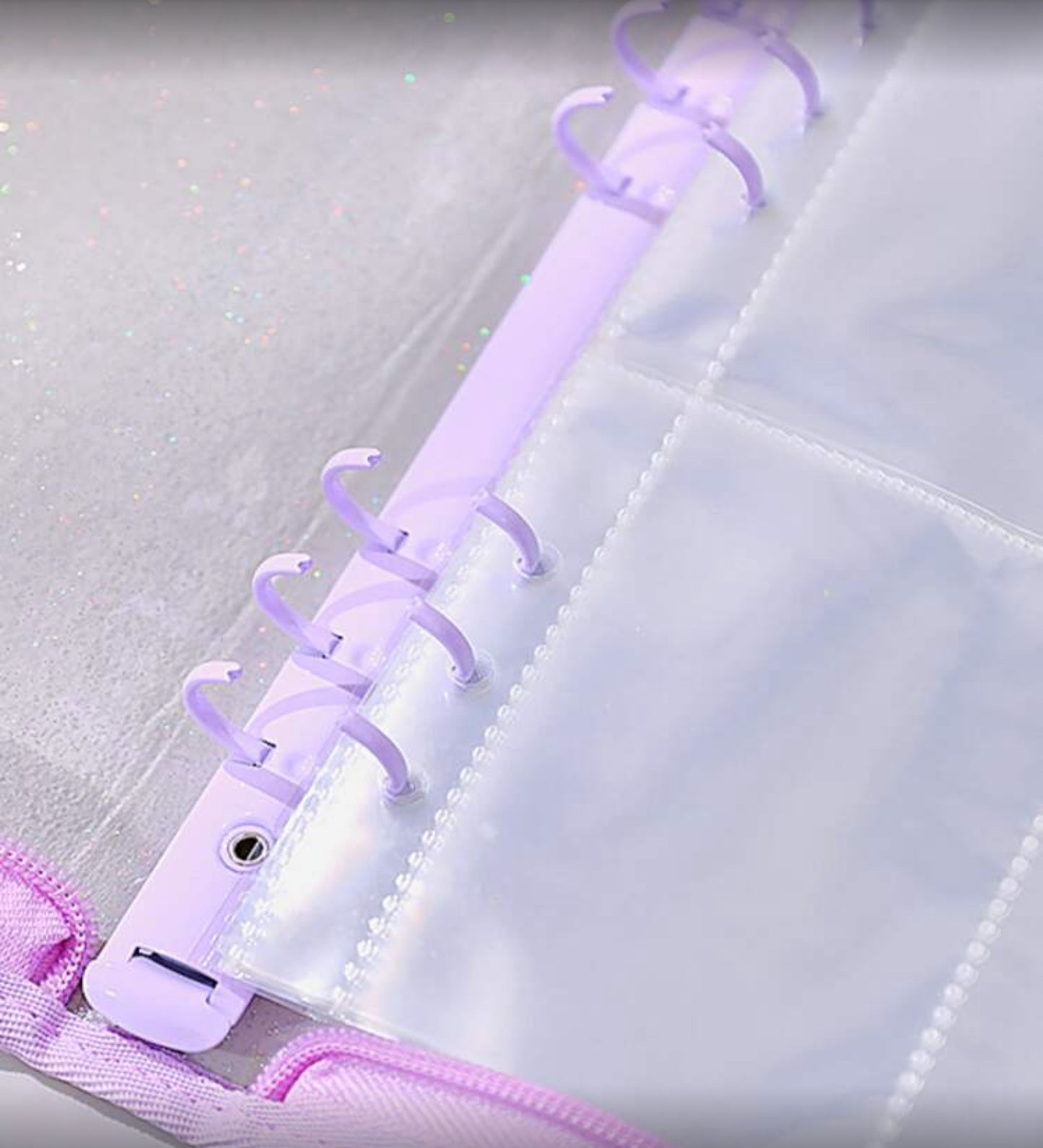 A5 Zipper Glitter Photocards Binder (80 Slots)