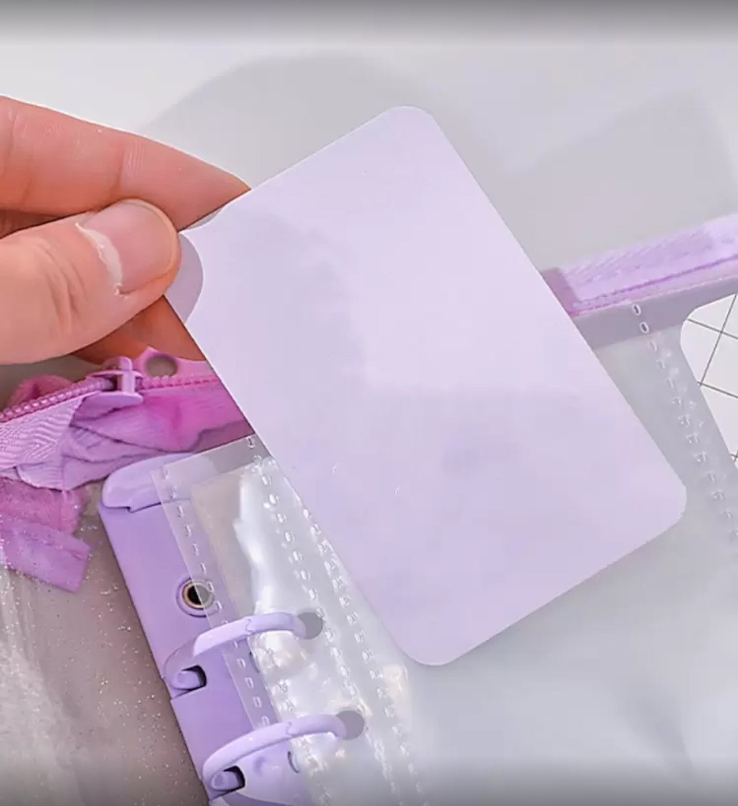 A5 Zipper Glitter Photocards Binder (80 Slots)