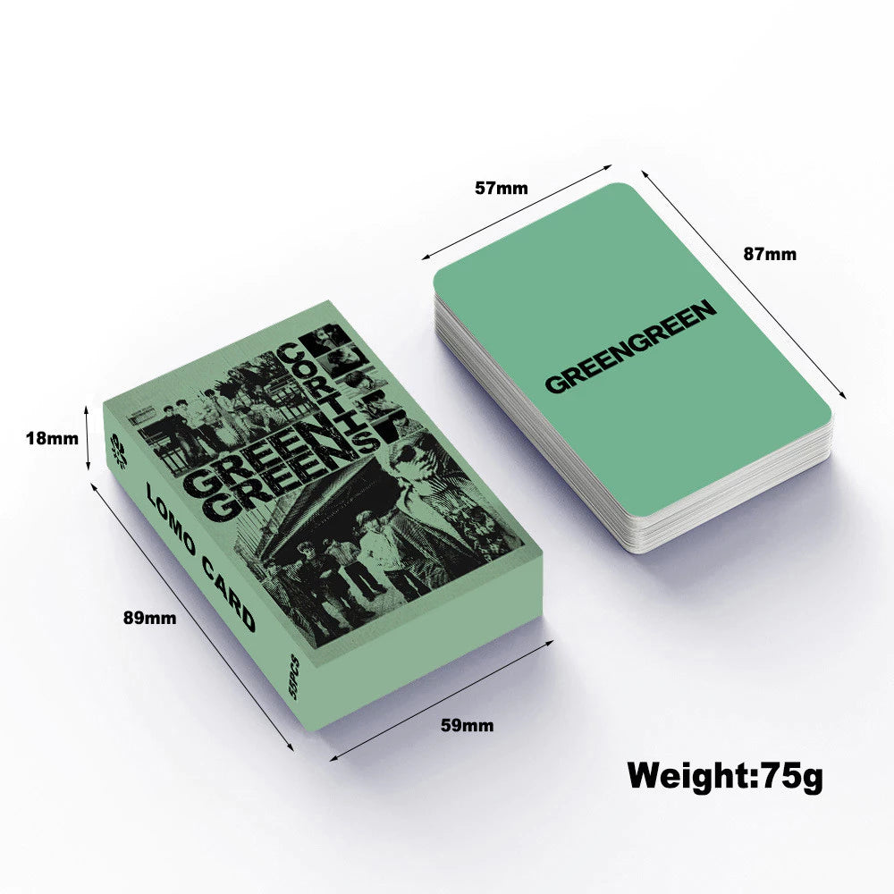 Cortis Greengreen double sided Lomocards (55 pcs)