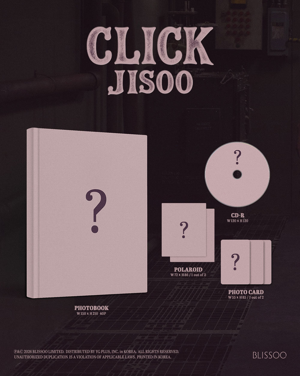 PREORDER JISOO - CLICK OFFICIAL ALBUM