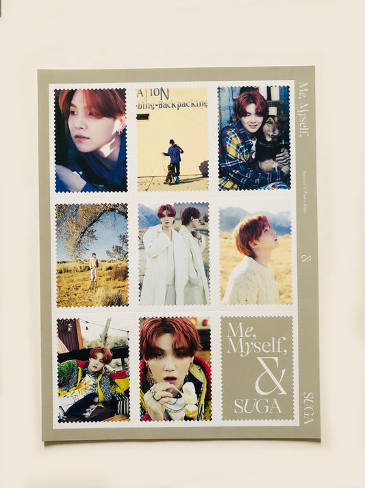 Suga Official Photofolio Postage Stamp