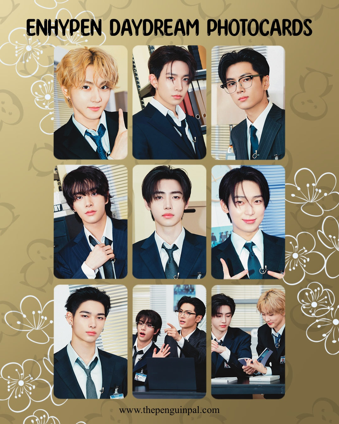 Enhypen Daydream Photocards (9 pcs) thepenguinpal