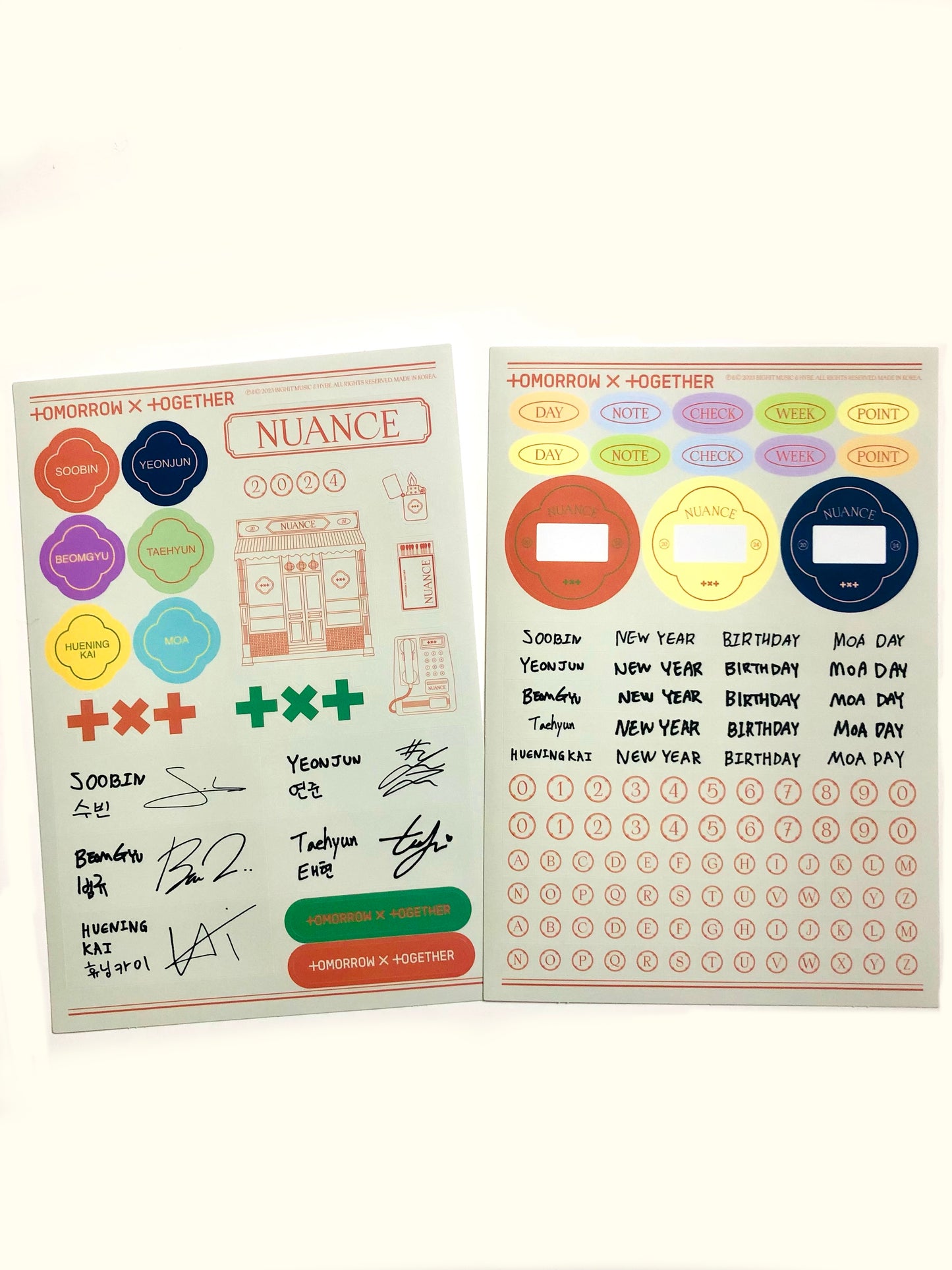 TXT Official Season’s Greetings Sticker Set